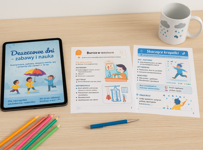 Deszczowe dni – zabawy i nauka