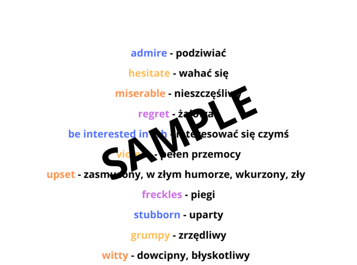 EGZAMIN ÓSMOKLASISTY 2023 z Buzzy English – Improve your vocabulary! (part 1)
