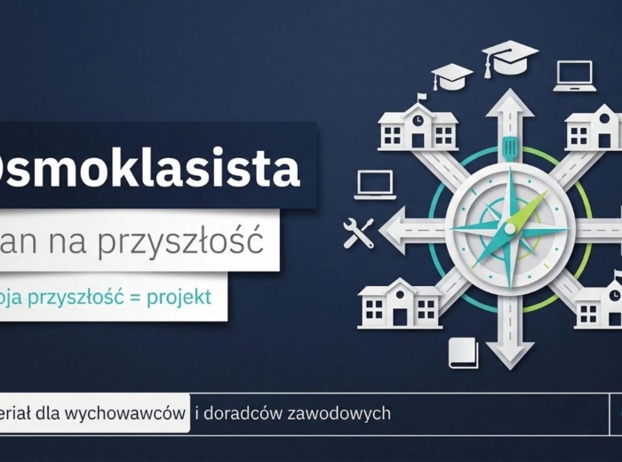 Ósmoklasista – Plan na przyszłość. Prezentacja/gazetka/materiał dla wychowawców/pedagogów/doradców zawodowych