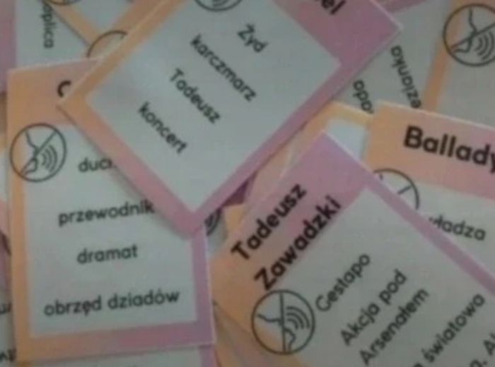 Gra Tabu/Taboo lektury 4-8