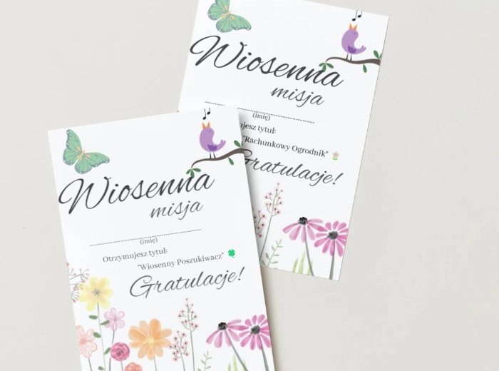 Wiosenna misja - równania