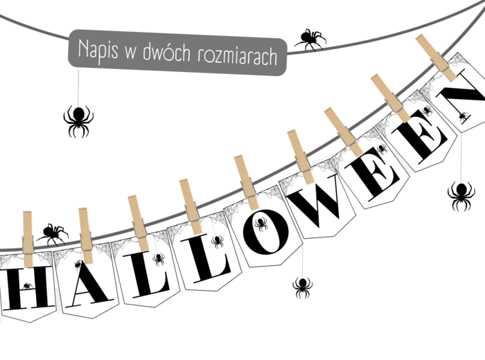 Napis „HALLOWEEN”