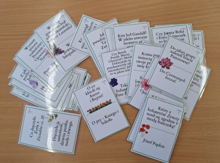 Egzamin ósmoklasisty - literatura, gra, grywalizacja