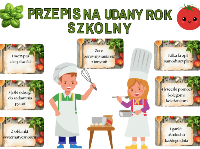 Gazetka edukacyjna – „Przepis na udany rok szkolny” | PDF do druku | 38 stron | Format A4+