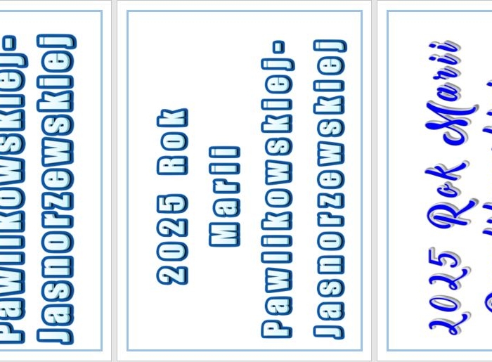2025 - rok Pawlikowskiej-Jasnorzewskiej. Kolorowa gazetka.