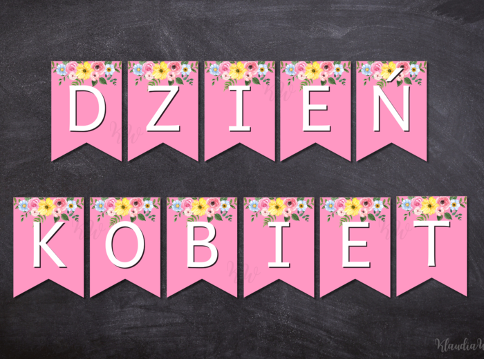 Dzień Kobiet - girlanda