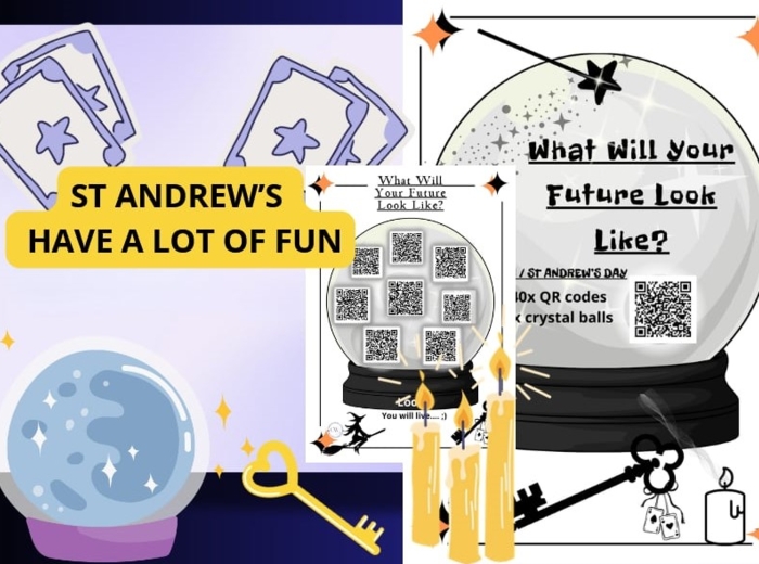 ST ANDREW'S DAY - WRÓZBY ANDRZEJKOWE po angielsku 40 QR codes