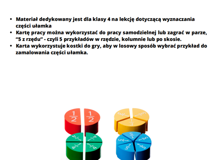 Wyturlaj część ułamka