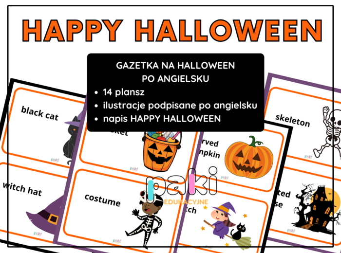 HAPPY HALLOWEEN // gazetka po angielsku