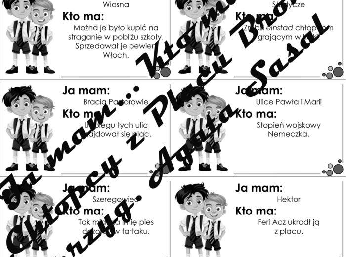 Ja mam... kto ma... "Chłopcy z Placu Broni"