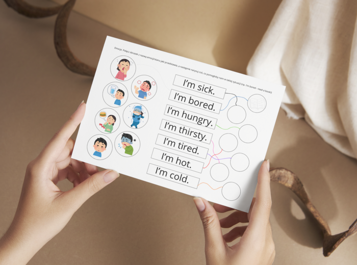 Emotions - emocje i stany KARTA PRACY