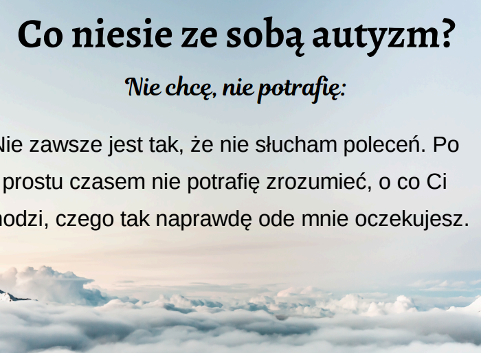 Autyzm - jak pracować z dzieckiem z autyzmem