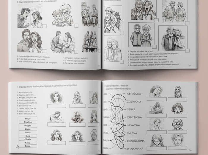 Emocjoteka - przewodnik po emocjach - spektrum autyzmu