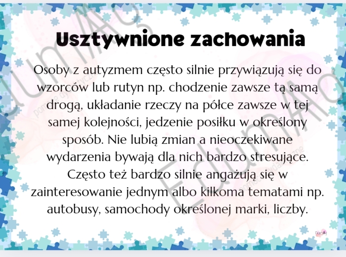 2 kwietnia Światowy Dzień Świadomości Autyzmu