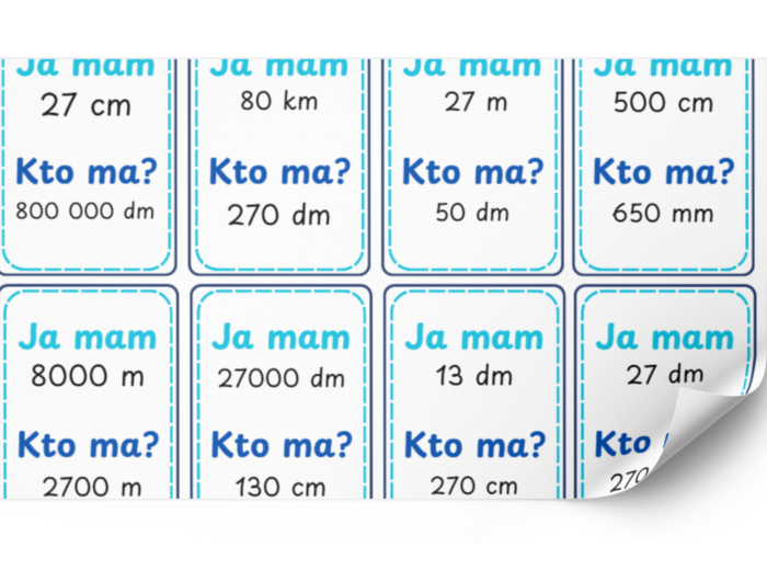Ja mam, kto ma jednostki długości, zamiana jednostek