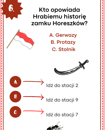 Pan Tadeusz - stacje zadaniowe na start (lekcja w ruchu)