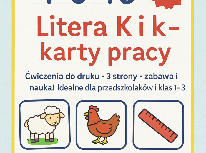 K i k. Karta pracy. Sprawdzian