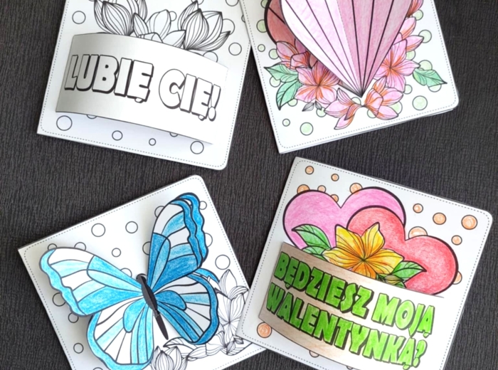 WALENTYNKOWE LAURKI 3D + wróżba