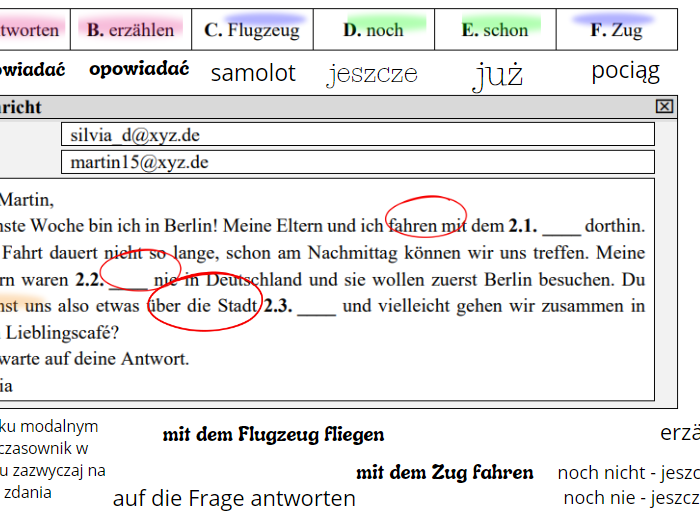 Egzamin 8-klasisty z j. niemieckiego - Zadanie 11 - poznaj proste triki