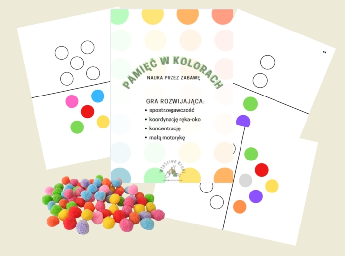 🎨 Pamięć w kolorach – gra edukacyjna