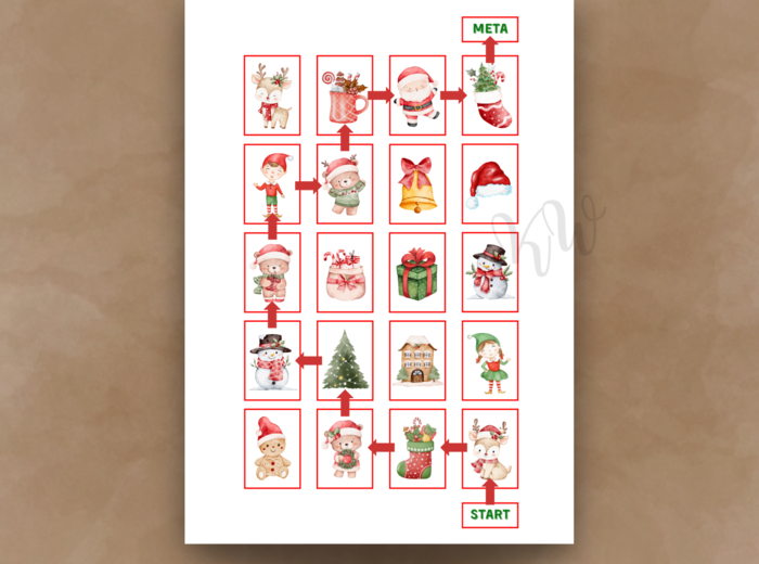 Mikołajkowe kodowanie na dywanie