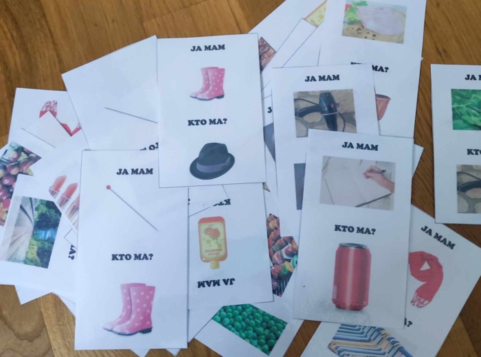 Głoska SZ- gra "ja mam, kto ma?"