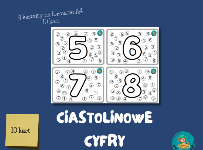 MEGA ZESTAW ZABAW Z CIASTOLINĄ - LITERY, CYFRY, KSZTAŁTY, SYLABY