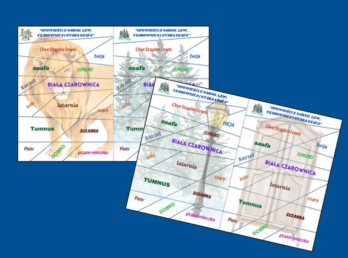 „OPOWIEŚCI Z NARNII. LEW, CZAROWNICA I STARA SZAFA” – puzzle – 4 wersje