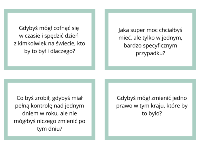 Karty do small talk - dwa