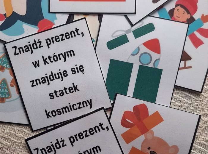 Zimowa wyszukiwanka - gra na spostrzegawczość