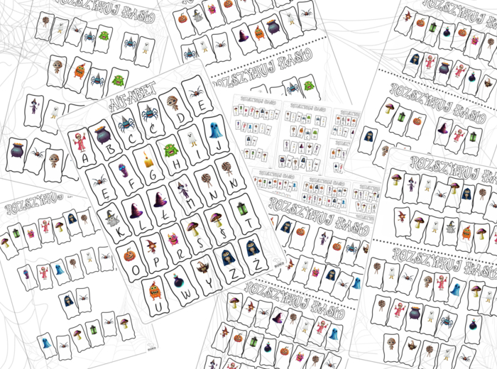 HALLOWEEN rozszyfruj hasła