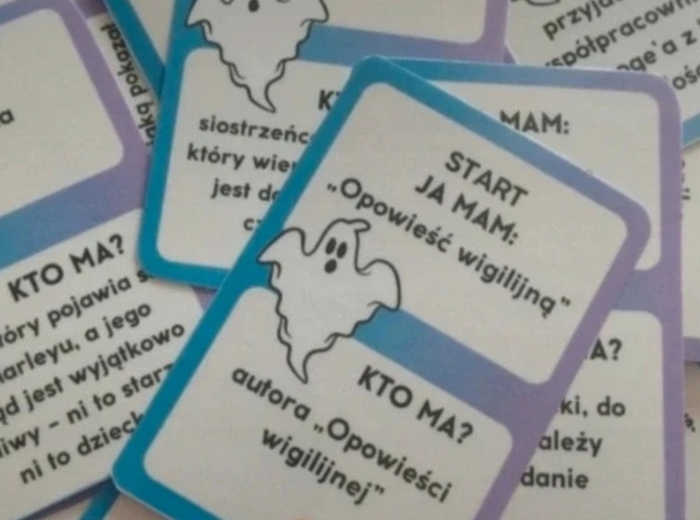 "Opowieść wigilijna" - gra z serii "Ja mam...kto ma?"