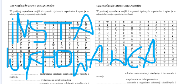 Czynności życiowe organizmów