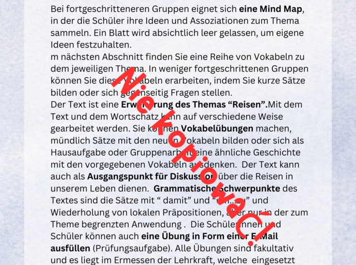 Reist du gern? Tekst, karty pracy, zadania, niemiecki A2