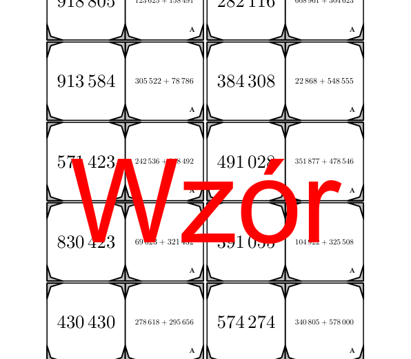 Domino - Dodawanie do miliona | matematyka