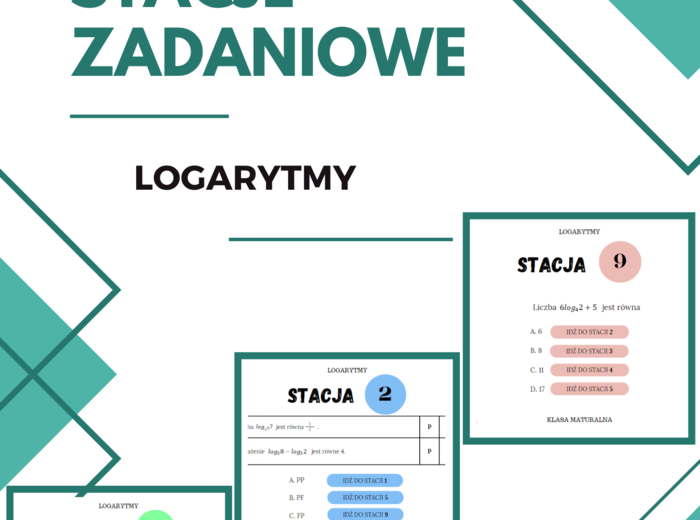 Stacje zadaniowe - logarytmy