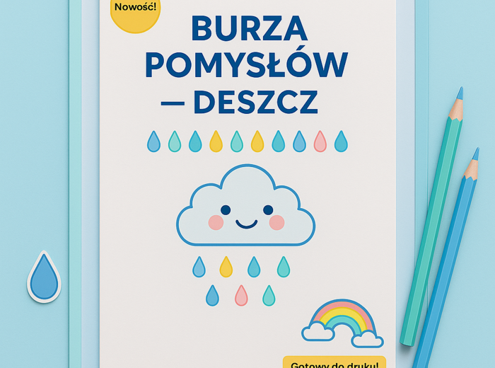 Scenariusz zajęć "Burza pomysłów — deszcz"