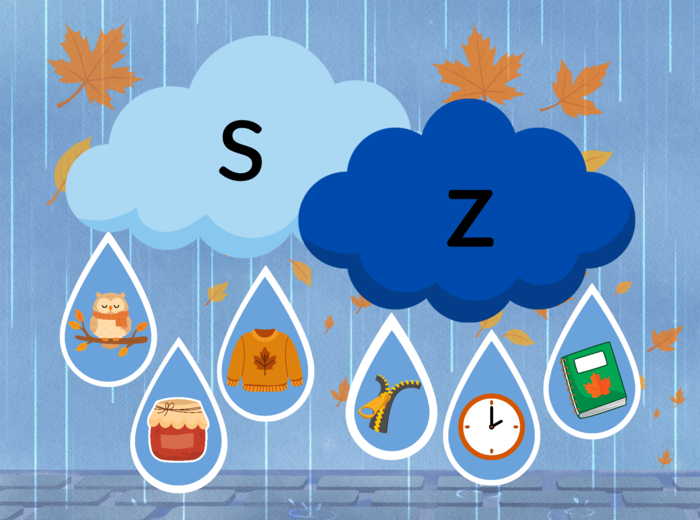 JESIENNY DESZCZ RÓŻNICOWANIE GŁOSEK