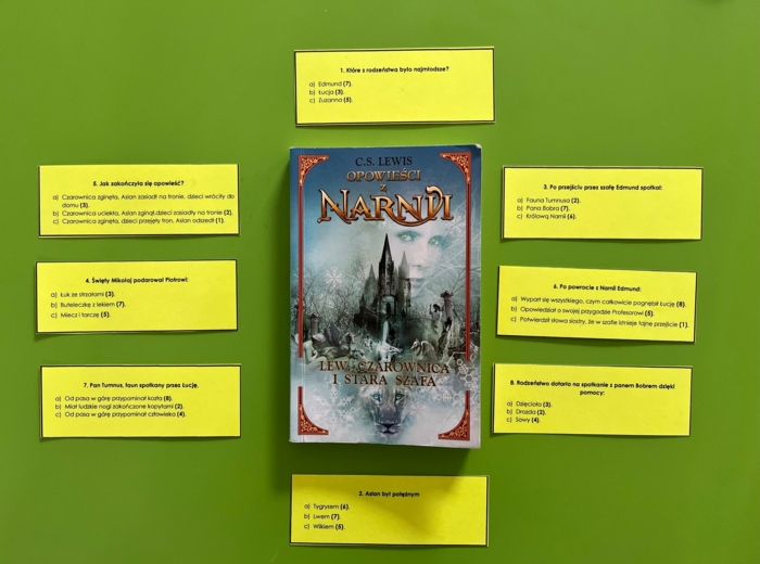 Quiz kołowy - Opowieści z Narnii - zamiast kartkówki