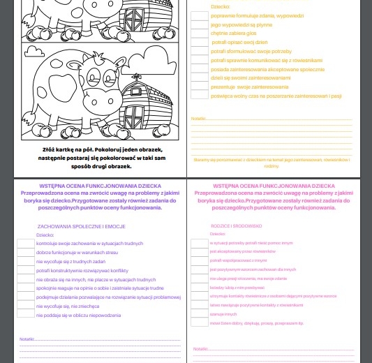 APteczka pedagoga specjalnego CZ.II przedszkolaki i klasy 1-3 materiały do pracy
