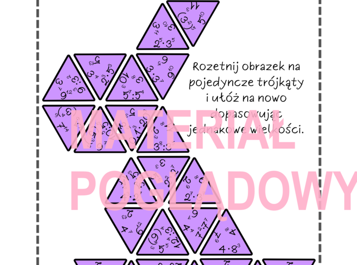 TRIMINO - działania na potęgach