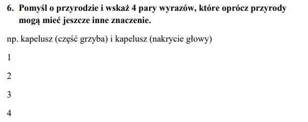 Test dla olimpijczyków i uczniów przygotowujących się do konkursów.