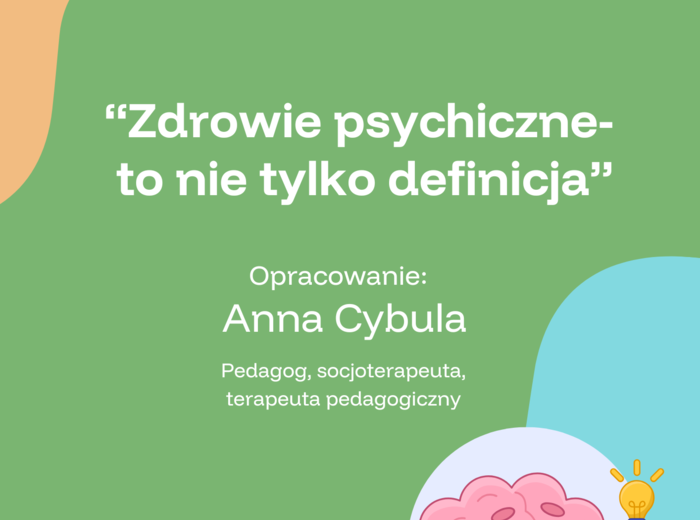 Scenariusz zajęć o zdrowiu psychicznym