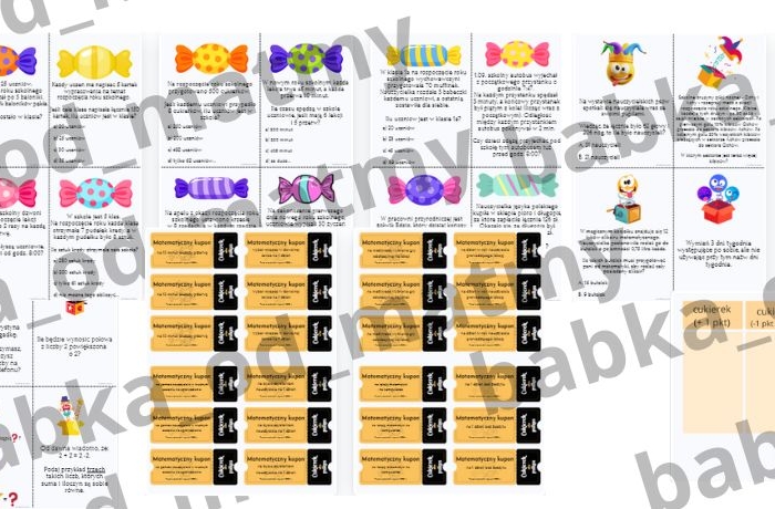 Cukierek albo psikus - wprowadź uczniów w rytm matematyki!