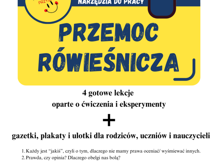 Praktyczne narzędzia dot. przemocy rówieśniczej. Skrzynka z narzedziami od Nauczycielskie PRZYDAsie