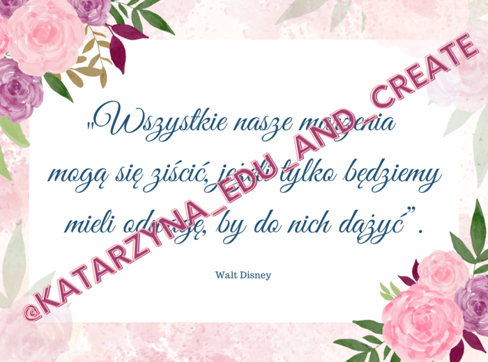 Plakaty-kupony z cytatami - koniec roku szkolnego