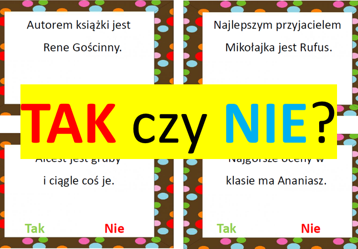 "Mikołajek" TAK czy NIE?