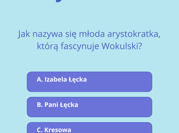 Lalka – 20 pytań i odpowiedzi | Łatwy quiz powtórkowy | Prezentacja na lekcję | Matura