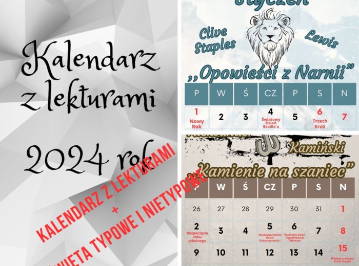 Kalendarz z lekturami - 2024 rok