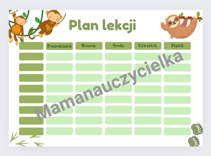 Plan lekcji